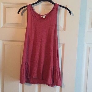 Small Gap dark pink tank top